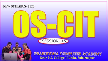 New OS-CIT Updated Syllabus #Knowledge_Check 15th SESSION With #Practical_Questions #PCA_ULUNDA