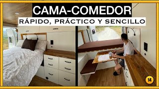 CAMA  COMEDOR para tu FURGONETA CAMPER | CAMPERIZACION COMPLETA #14