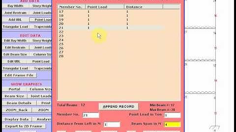 2D FRAME ANALYSIS - SOFTWARE FOR STRUCTURAL ANALYSIS