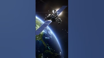 How old satellites orbiting distorted from earth #shortsvideo #shorts