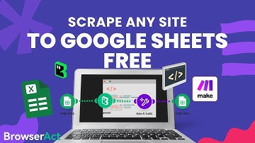 BrowserAct+Make： Extract Text from ANY Website to Google Sheets!