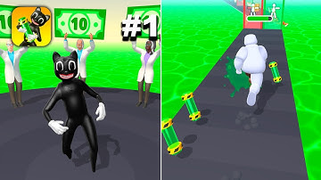 Monsters Lab - Freaky Running  - Hyper Hybrid Casual - Gameplay Walkthrough (iOS & Android)