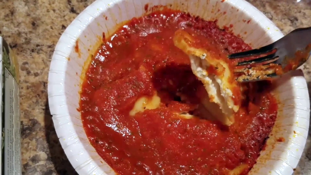 How To Use Amy's Organic Ravioli Bowls Review - YouTube