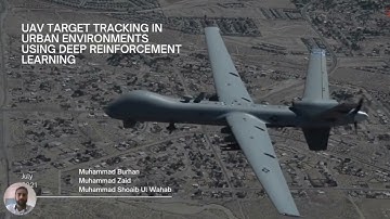 UAV Target Tracking in Urban Environments Using Deep Reinforcement Learning Presentation Video