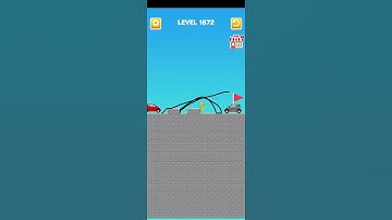 Draw Bridge puzzle level 1672 #gaming #game #games #gameplay #drawing #shorts #short#draw#shortvideo