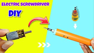 How to Make Powerful electric screwdriver || DIY- Cordless screwdriver for n20 gear motor at home
