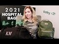 HOSPITAL BAG 2021 LABOR & DELIVERY | PRETERM LABOR SCARE | BABY #2