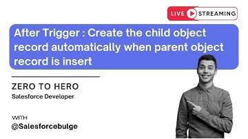 create the child record automatically when parent record is insert | apex trigger