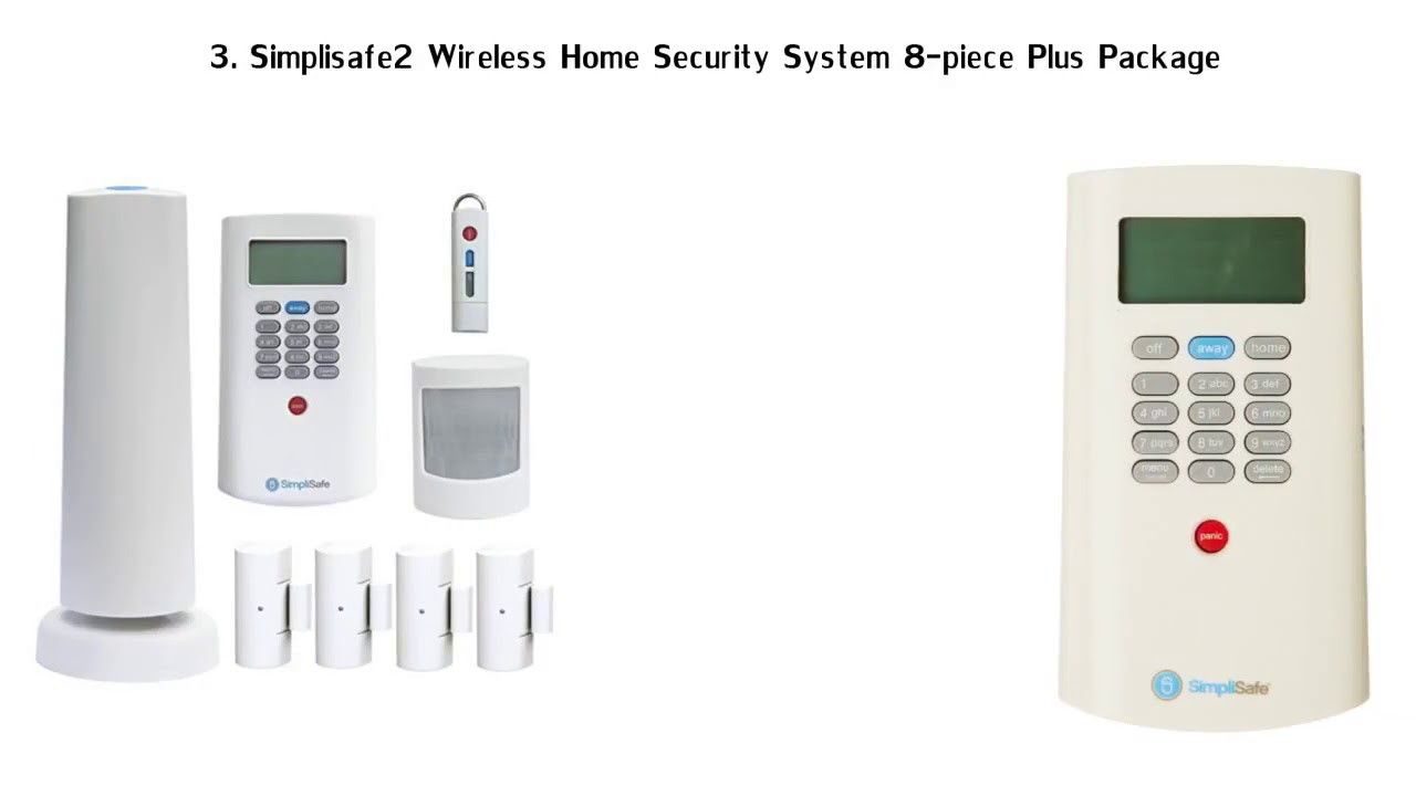 Best Home Alarm Systems Reviews top 5 Home Security System - YouTube