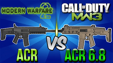 "MW2 ACR" vs "MW3 ACR 6.8" - Battle of Legends (MW2, MW3 Assault Rifle Call of Duty Breakdown)