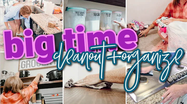 BIG TIME CLEAN OUT + ORGANIZE!  | PANTRY RESTOCK +...