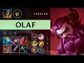 Olaf Jungle vs Jarvan IV - NA Grandmaster Patch 25.22