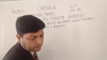 Class III EVS 16 12 2021 by Mr Rupesh Chapter 16 Weather and Season
