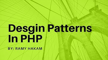 #01 Design Patterns in OOP PHP Arabic Course course - Design Patterns شرح بالعربي