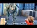 Raptor encounter at universal studios universalstudios trending raptors disney