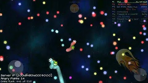 Space Slither Worm Online Gameplay