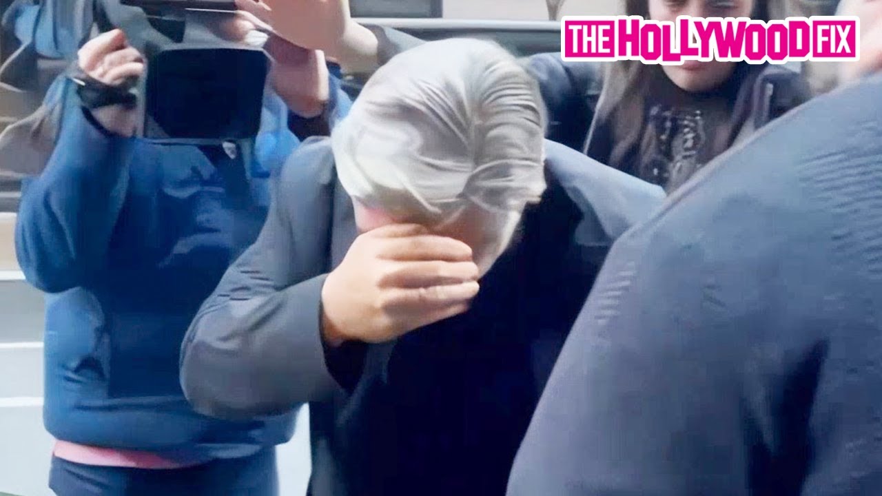 Alec Baldwin Is Seen For The First Time After Being Charged In The Shooting Of Halyna Hutchins In NY