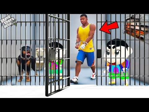 GTA 5 : Franklin Biggest Plan To Escape Prison With Shinchan & Pinchan In GTA 5 ! (GTA 5 Mods)