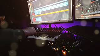 Hydrasynth, Acoustic Guitar and Strymon Night Sky Dark Ambient Session