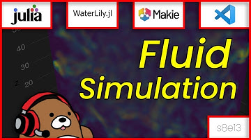 [08x13] Real-Time Fluid Dynamics Simulation in Julia using Waterlily.jl, GLMakie.jl and VS Code