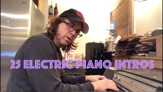 25 Electric Piano Intros