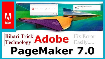 Pagemaker  Error Code 200 Solution | Error Code 200 in Pagemaker | Code Error 200 PageMaker 7.0