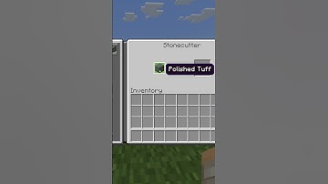 How to Make Tuff Brick Stairs With a Stone Cutter in Minecraft #Shorts