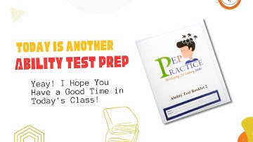 Ability Test Grade 6 2022 Preparation |PEP Practice