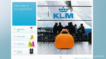 How to use KLM Trip Planner