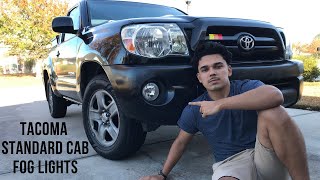 How to Install Fog Lights + Wiring Harness | 2005 Toyota Tacoma Standard Cab