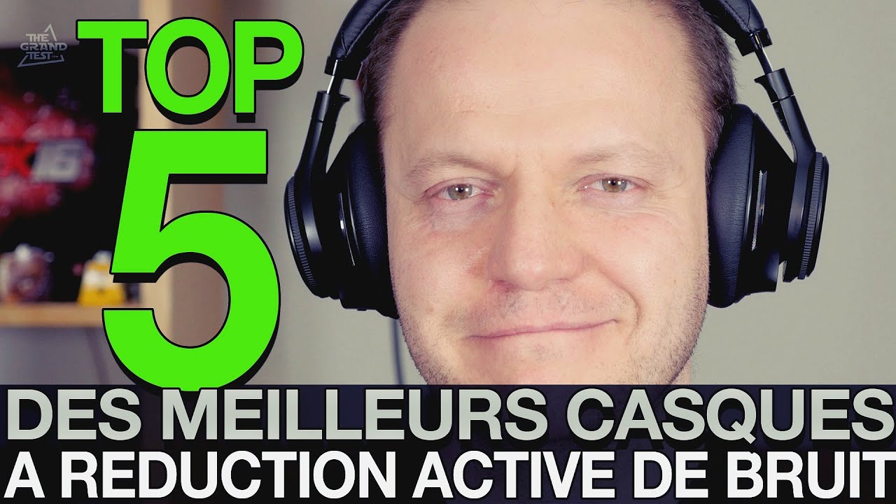 TOP 5 des meilleurs casques à réduction active de bruit - YouTube