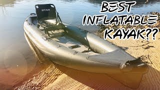 STAR PIKE INFLATABLE FISHING KAYAK by NRS! (Crazy Fast)