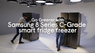 Go Greener with the Samsung Series 8 Americanstyle fridge freezer