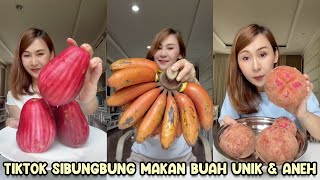 MAKAN BUAH PISANG WARNA MERAH!! - TIKTOK SIBUNGBUNG MAKAN BUAH UNIK & ANEH