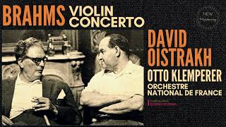 Brahms - Violin Concerto in D Major, Op. 77 / New Mastering (rf.rc.: David Oistrakh, Otto Klemperer)