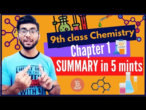 CHEMISTRY CLASS 9 CHAPTER 1 IN URDU MEDIUM 2021 - CLASS 9 CHEMISTRY CHAPTER 1 SUMMARY IN URDU