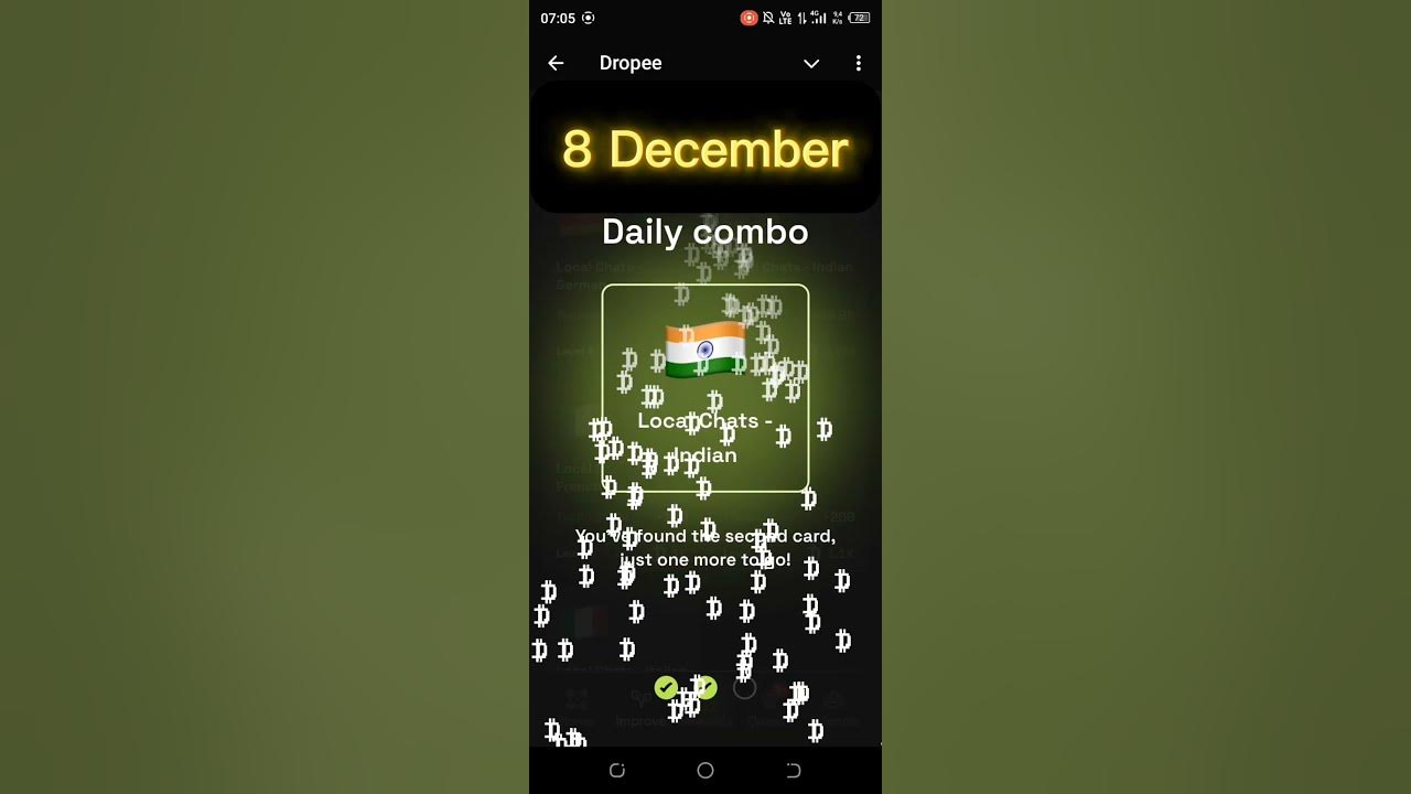 8 December. DropeeDailyCombo. #DropeeDailyCombo#DropeeGame#DropeeCare# ...