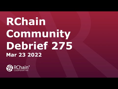 275 MAR 23 2022 COMMUNITY DEBRIEF RPC Demo Of RDrive Storing Files Directly On Chain 