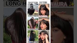 Want This Long, Thick &amp; Silky Hair? ✨😍GLOWAURA Hair Goals 💖🌸#hair #glowaura
