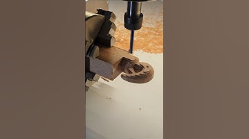 Desbaste usando eixo rotativo da CNC Router #routercnc #cncrouter #cnccaseira #cnc