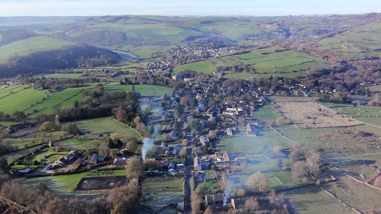 Curbar Edge drone exploration with Ravel: La Vallée des Cloches
