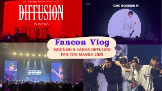 MOONBIN 문빈 & SANHA 산하 - DIFFUSION FANCON in MANILA 2023 [230325]. CONCERT VLOG