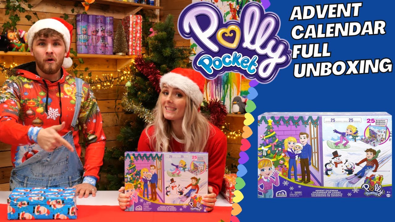 OPENING THE FULL POLLY POCKET ADVENT CALENDAR pollypocket  opening-the-full-polly-pocket-advent-calendar-pollypocket