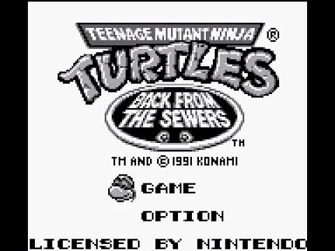 Game Boy Longplay [020] Teenage Mutant Ninja Turtles II: Back from the Sewers (US)