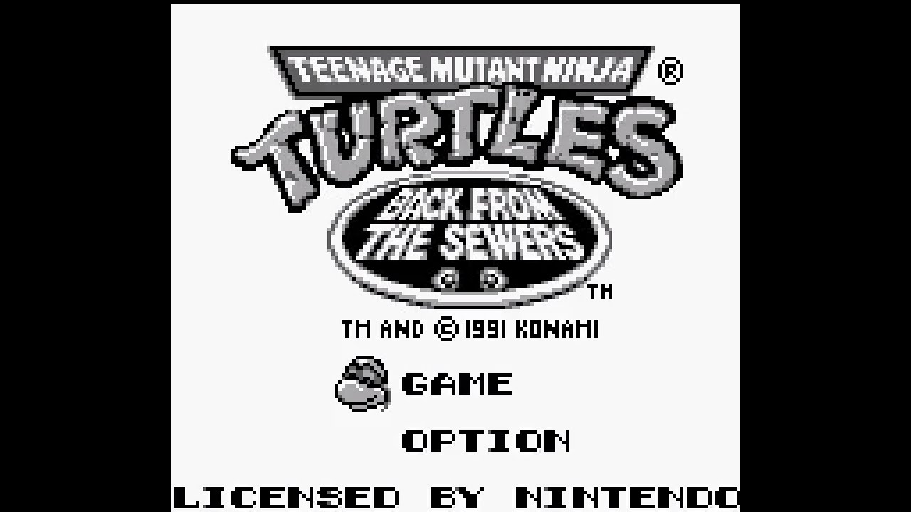 Back 2 game. Teenage Mutant Ninja Turtles II: back from the Sewers. Teenage Mutant Ninja Turtles back to the Sewer game boy. Game boy Advance. Черепашки ниндзя Нинтендо.