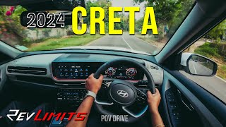 2024 Hyundai CRETA SX (O) iVT | POV Test Drive #129 | RevLimits