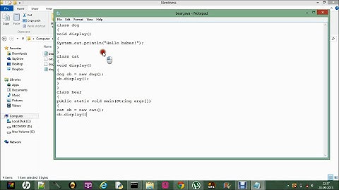 The flow of control in java - The very basics of java