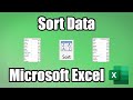 How to Sort Data in Excel
