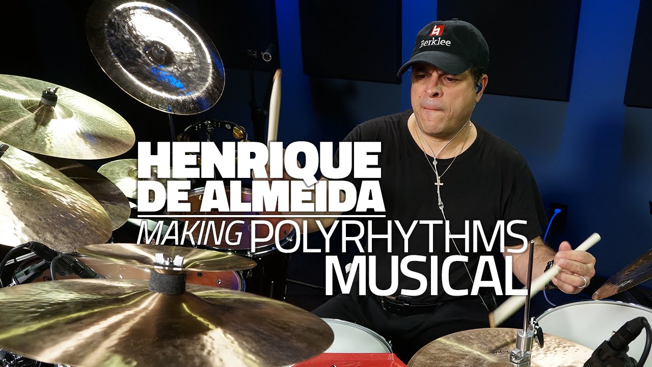 Henrique De Almeida - Making Polyrhythms Musical - Drum Lesson (DRUMEO) - YouTube