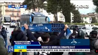 Il Napoli arriva a Empoli, sentite il coro dei tifosi napoletani! 😲